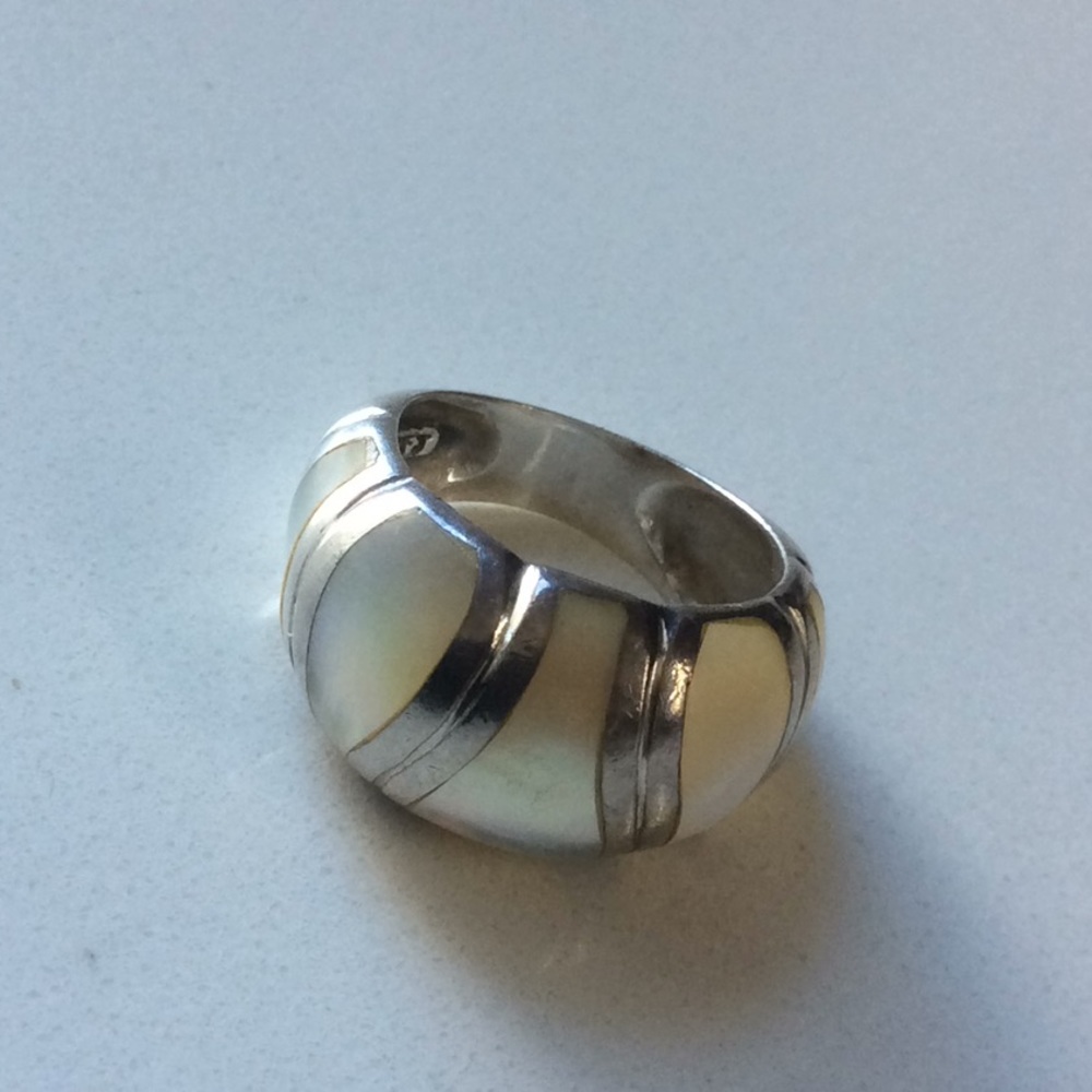 Mother of pearl ring